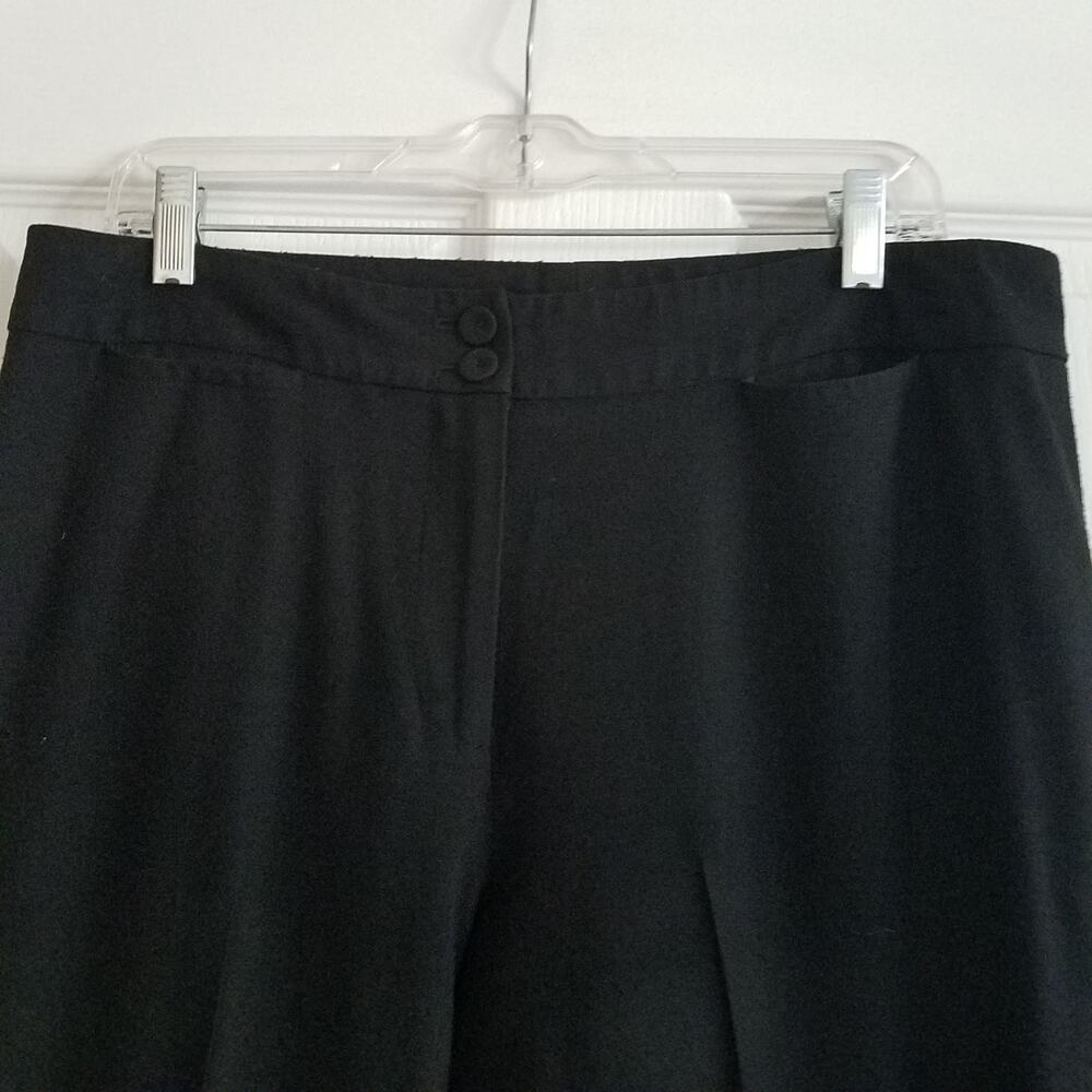 TALBOTS Black Heritage Wool Blend‎ Professional Career Pants Women's Size 10 - Picture 3 of 8